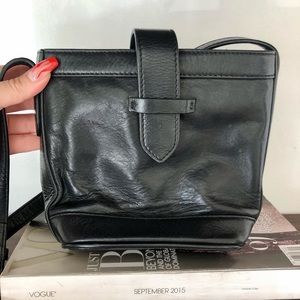 Small leather crossbody bag